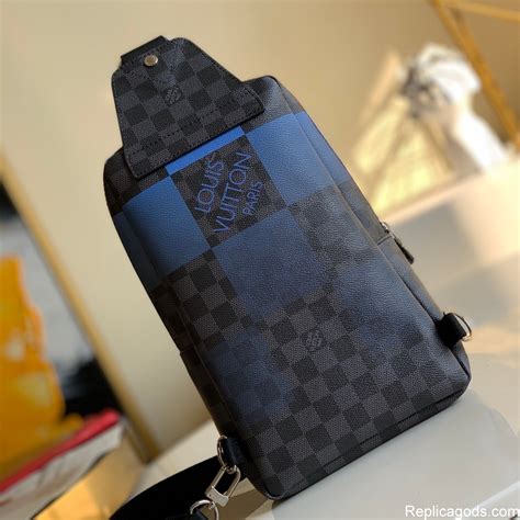 louis vuitton avenue sling bag blue|louis vuitton sling bags men.